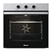Hisense BI61111AX Four multifonction thermo-ventilé, cavité XXL 77 L, 12 fonctions, nettoyage de l'eau claire, minuteur de fin de cuisson, préchauffage rapide, fonction pizza 300 °C, cuisson AirFry