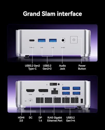 Image of KAMRUI P2 Mini Gaming pc, Core i5-12600H (Beat 12450H up to 4.5 GHz) Mini Computers, 16GB DDR4 512GB SSD Mini PC, Small Pc Support 4K Triple Display,WiFi6 /BT5.2 for Home /Office /Business