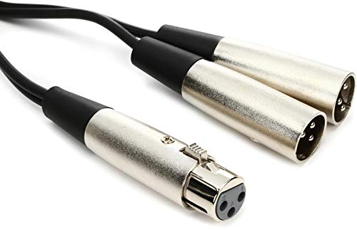 Amazon.co.jp: Hosa YXM-101.5 45cm XLRメス-XLRオス×2 Y