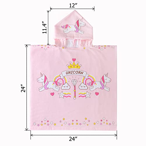 Image of NovForth Toddler Boys Hooded Bath /Pool /Beach Towel Poncho