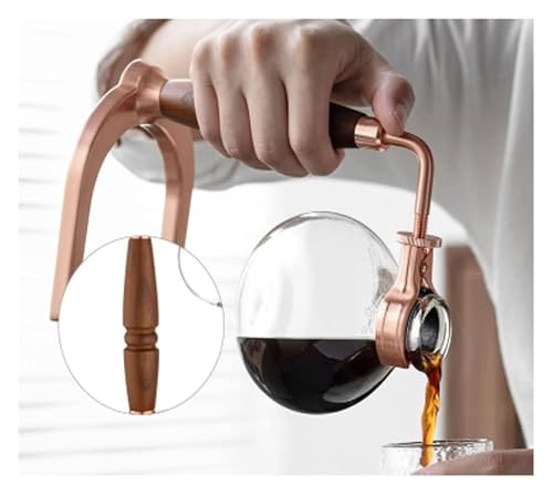 Siphon Kaffeemaschine, Retro-Vakuum-Siphon-Topf-Perkolatoren aus Glas for 1–5 Tassen, Tisch-Siphon-Kaffeemaschine aus Glas for Kaffee oder Tee 4 Siphon Kaffeemaschine, Retro-Vakuum-Siphon-Topf-Perkolatoren aus Glas for 1–5 Tassen, Tisch-Siphon-Kaffeemaschine aus Glas for Kaffee oder Tee