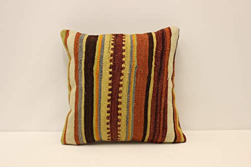 red boho pillow