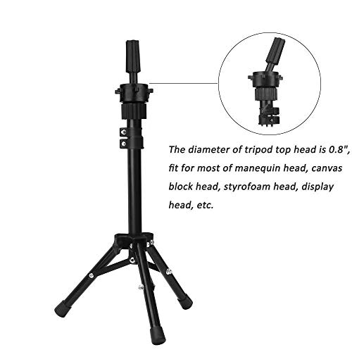 Buy WAM Direct Mini Mannequin Head Holder Tripod Stand,Adjustable