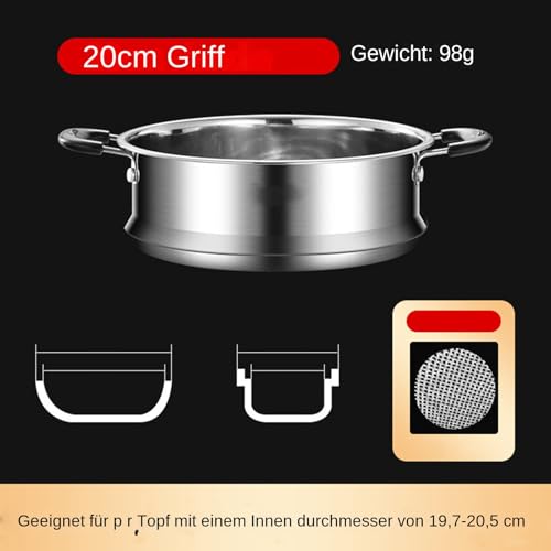 Casserole en acier inoxydable durable pour repas quotidiens et petits plats - 5