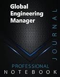 engineering napoli  Global Engineering Manager, Professional Journal, Office writing Notebook, Organizing Notes, Large Format, 8.5 x 11 inches, 140 pages
