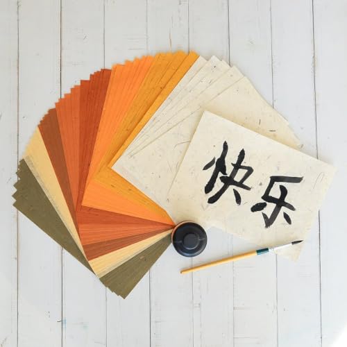 Papier de mûrier résistant A5 50 feuilles pour pliage origami et arts créatifs durables