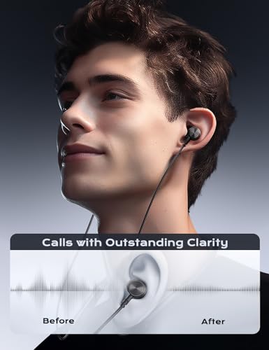 Rythflo RY-WH02 Bluetooth Headphones, Aptx-Hd Wireless 5.0 Bluetooth Earbuds W/Mic In-Ear Magnetic Neckband Earphones 30Hrs Playtime thumb #2