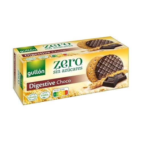 Gullon Sugar Free Digestive Choco 270g - Delicious, Crispy & Baked to Perfection