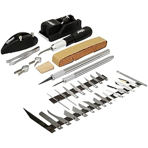 Rolson 62926 36 Piece Hobby Knife Set Cover
