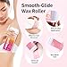 Waxfans Roll On Wax Refill,Wax Roller for Hair Removal,Natural Roses Waxing Cartridge Refill,Quick Melting - For Coarse and Fine Hairs.Includes: 4 waxing Rollers, 5 Clean Oil Bags, 50 Waxing Strips.