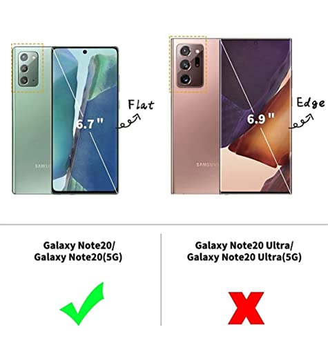 Image of Mobile Back Cover Case for Samsung Galaxy Note20 (Silicone Case|CameraProtection|Black SC1510)