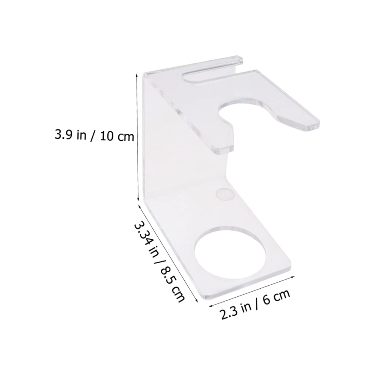 Mikinona 3Pcs Razor Brush Stand Essential Shaving Tool Supporter for Men Space Saving Organizer for Home and Barbershop Keeps Brushes