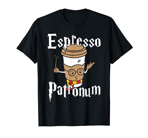Funny Womens Espresso Patronum Cute Coffee Design T-Shirt