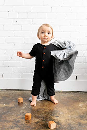 Large Knit Baby Swaddle Receiving Blanket Asher by Copper Pearl