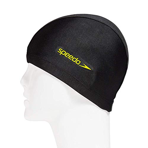 Speedo(スピード) スイムキャップ トリコットキャップ 水泳 ユニセックス SD97C41 ブラック/クリアグリーン FREE