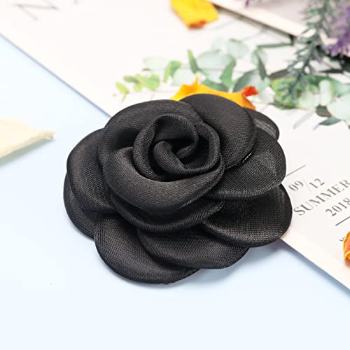 Create idea 2Pcs Rose Flower Shoe Clips Rose Shoe Buckles Shoes Decorative Charms Removable Shoe Buckle Accessories for Women Lady Girls 6.5cm