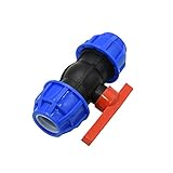 Sin desbordamiento. XINXI-YW Conveniente DN25 PE PVC PPR Tubo de riego de jardín Tap Conector de la válvula reguladora de caudal de Agua de 1\" Pulgada 1pcs Decorativo
