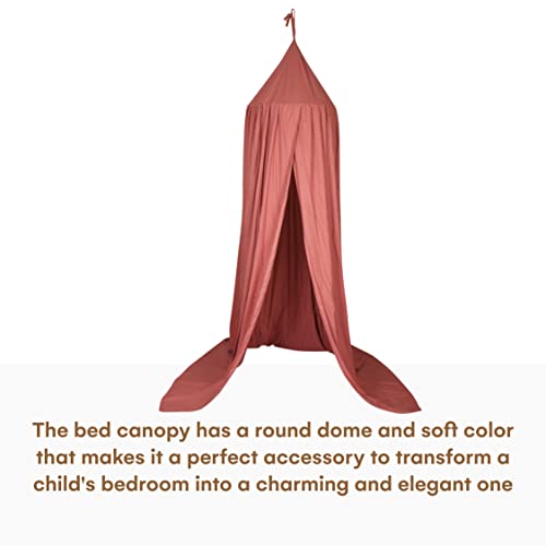 Bed Canopy Curtains For Girls - Bed Tent Bedroom Decor - Pink And White Princess Canopy Bed Curtains - Bedroom Net Canopy For Kids Bed, Playing Tent, Room Decoration, Princess Castle #TOP1