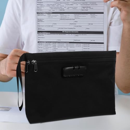 Bolsa antiolor de carbono con protección contra salpicaduras para documentos A4 y móvil 6
