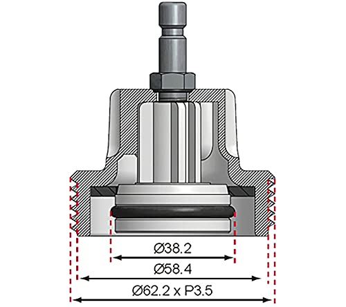 BGS 8027-9 | Adapter Nr. 9 für Art. 8027, 8098 | für Audi, BMW, Porsche, VW
