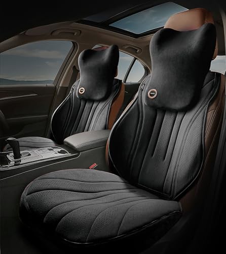 Vyonix Car Seat Cushion with Back & Neck Support,...