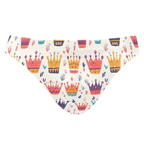 Men's Swim Briefs Crown Swimsuit Beach Swimwear Bikini M B0404739