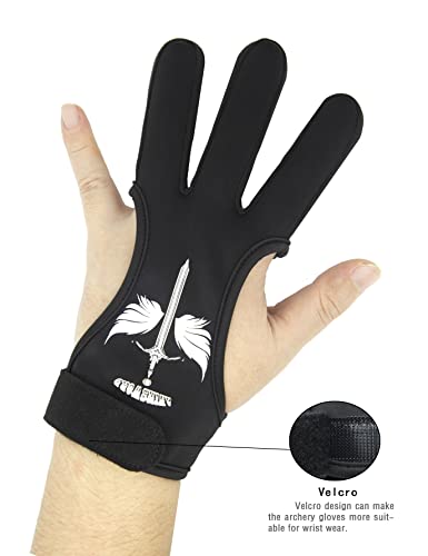 Animsword Archery Protective Glove Archery Shooting Gloves Three-Finger Archery Protective Gloves For Men Nd Women. #TOP3