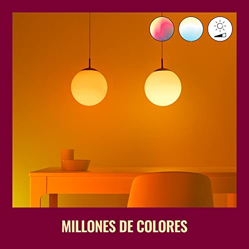 Image of WiZ LED Smart Light Bulbs, Sunset to Sunrise Automation + Motion Detection + Control with Voice or App, Full Color A19 60W 800LM E26 Indoor, Matter Compatible - 1 Pack
