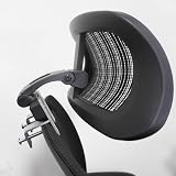 Picture of AZGXUDG Universal Office Chair Headrest Attachment, Adjustable Mesh Headrest, No Drill Needed, Fits Most Mesh Chairs 0.86"-1.77" Back Thickness (606# No-Drill H-Bracket)