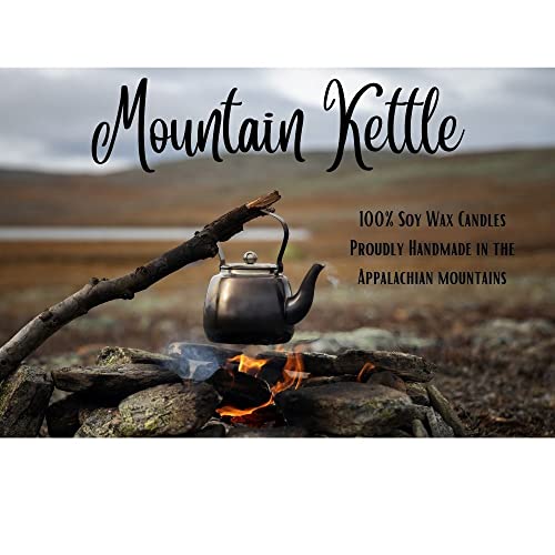 Mountain Kettle Wax Jar Candle With Morning Coffee - Scented Candle - St. Patrick’s Day - Fall Decor Anxiety & Stress Relief Burns Up To 60 To 80 Hours #TOP6