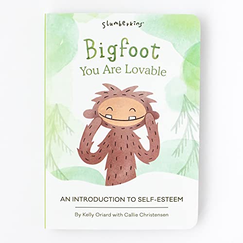Slumberkins 14" Bigfoot Snuggler, Card & Storybook Set | Promotes Confidence, Self-Esteem & Positive Relationships | Social Emotional Learning Soft Plush Toy Gift For Babies & Toddlers, Ages 0+ #TOP1