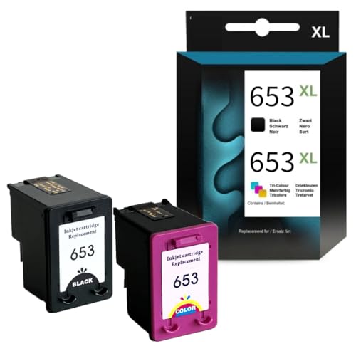 Cartouches 653XL compatibles HP DeskJet Plus 6075 pour vos photos de famille