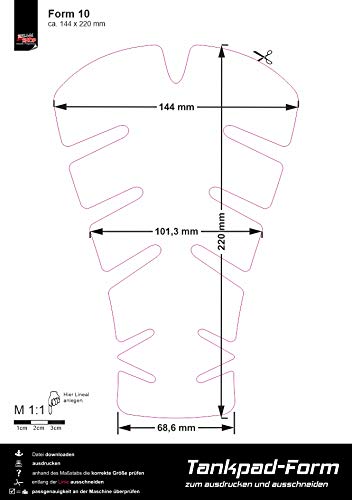 Protections De Réservoir Moto 3D Union Jack – Set Gauche/droit, 140x90 Mm, Revêtement Gel Anti-rayures, Résistant à L'essence Et Aux UV, Fabriqué En Allemagne - 3