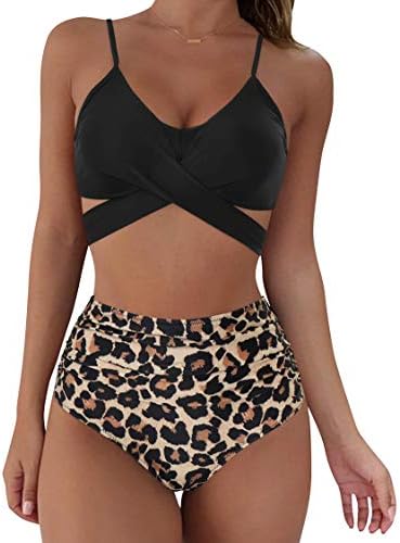 Push up high waisted swimsuits Clearance