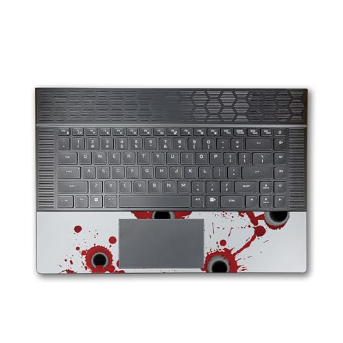 Image of Laptop Skin Compatible with Alienware X16 R2 (2024) - Bullet Holes - Premium 3M Vinyl Protective Wrap Decal Cover - Easy to Apply | Crafted in The USA by MightySkins