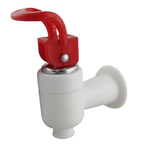 DealMux Plastic Water Dispenser Replacement Tap Faucet Red White