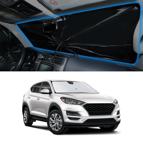 Image of Windshield Sun Shade Umbrella for 2016-2021 Tucson Hyundai