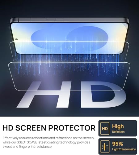 Image of Mr.Shield Screen Protector for Samsung Galaxy S25 Plus and S24 Plus, 9H Hardness Tempered Glass Screen Guard, Military Grade Shatterproof, Easy Installation Tray, HD Clarity, Case-Friendly [2 Pack]