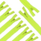 Contenu et taille : vous recevrez 10 fermetures éclair en nylon, la taille globale est de 30 x 2,5 cm, la quantité est suffisante pour répondre à vos besoins quotidiens de couture