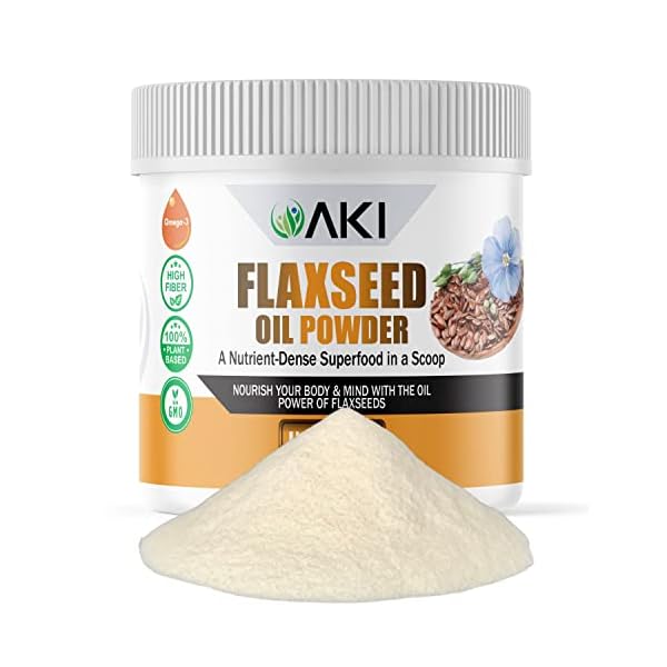 AKI Flaxseed Oil Powder Packed with Essential Nutrients Like Omega3