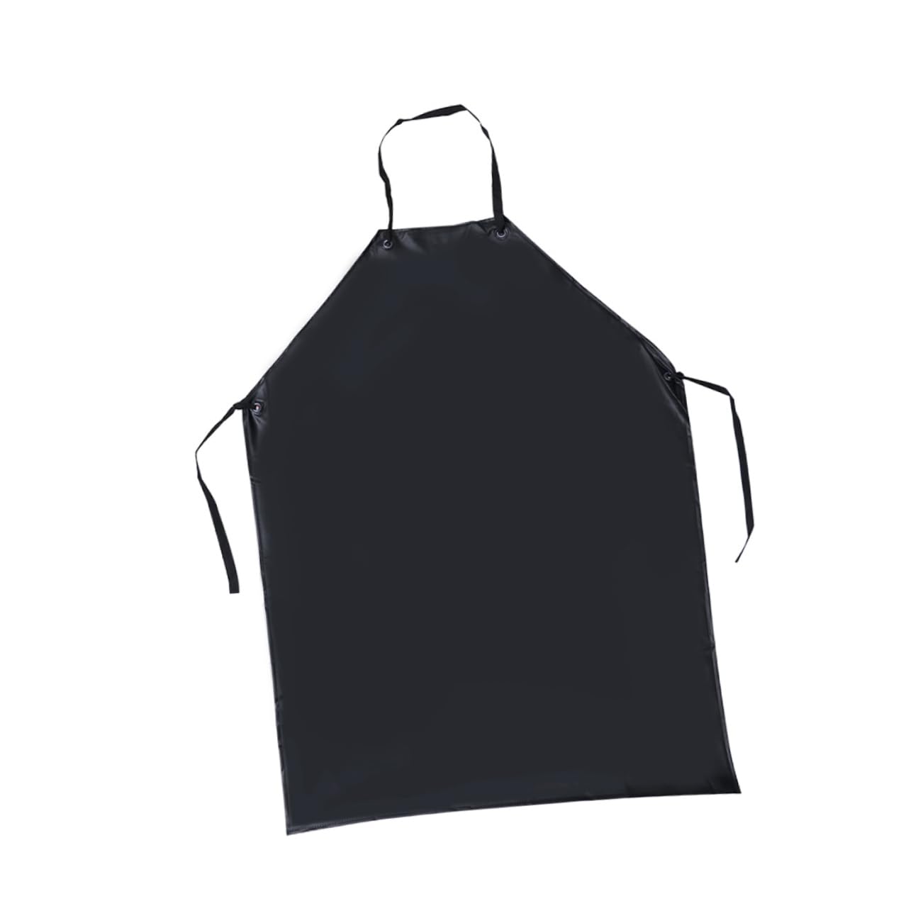 3pièces Tablier De Cuisine Pvc Noir Tablier Étanche Et Résistant Aux Graisses Acide Et Alcaline Pour Cuisine Et Restaurant