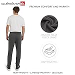 Quiksilver Mens Regular Fit Active Performance Heavyweight Jacquard Mesh and Polar Fleece Jogger Pants - Image 2
