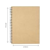 Artway Enviro – Spiral Bound A4 Sketchbook – Portrait - 70 Sides/35 Pages of Recycled 170gsm Drawing Paper – 100% Recycled Sketchbook / Scrapbook, White - Image 2