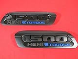 2021 RAM 1500 DT L&R Hemi Etorque Black Exterior Badges NEW OEM MOPAR