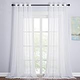 Günstige Merkmale: Die transparente Gardinen können ein Teil von Sonnenlicht filtern und Ihre Privatsphäre schützen. Wenn Sie die transparente Gardinen verwenden, sehen Menschen von außen nur eine unklare Vision von Ihrer Wohnung.