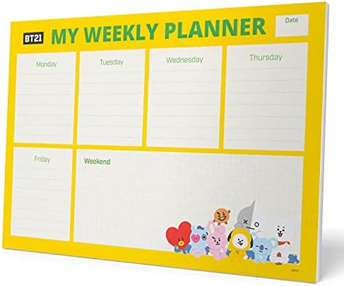 Official Pusheen Weekly Planner A4 - Pusheen Calendar - Family Calendar - 54 Tear Off Pages - Desk Calendar - Desk Planner 2022 - Pusheen Gifts