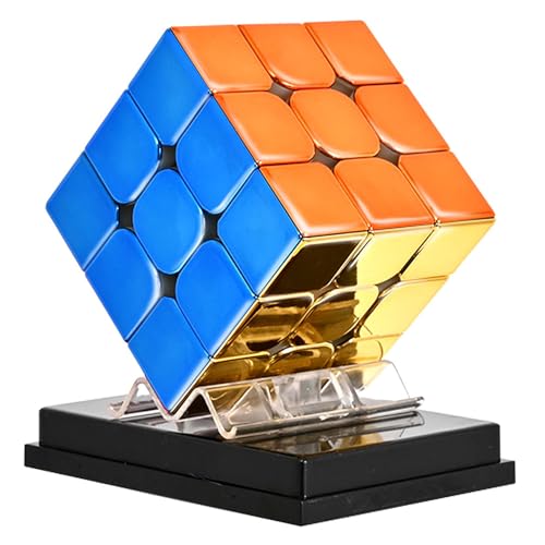 BroMoCube Cubo mágico magnético profesional de 3 x 3 x 3 x 3 cm, espejo brillante, regalo para adultos y niños