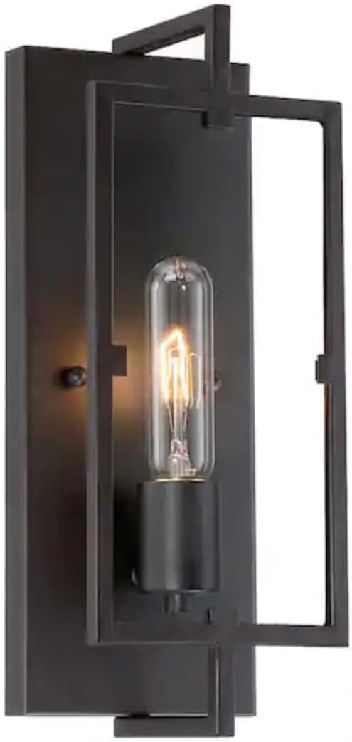 1-Light Vintage Bronze Wall Sconce