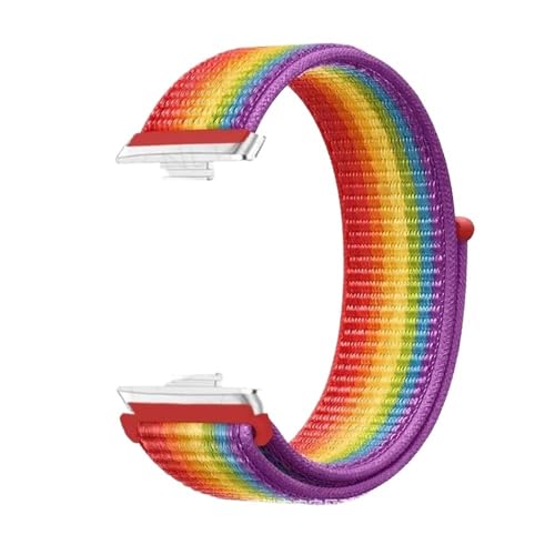 [MEVMEVGNLN] Fit For Huawei Watch 3�p�i�C�������[�v�o���h�AFit For Correa�p�X�|�[�c�E�H�b�`�o���h�AFit For Fit3�p�A�N�Z�T���[(39 Rainbow)