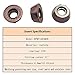 ASZLBYM 11pcs RPMT1204MOE R6 Indexable Carbide Milling Inserts Blade Milling Cutter with 5/8